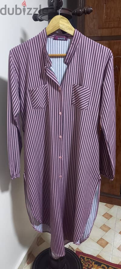 شميز صيفي طويل striped