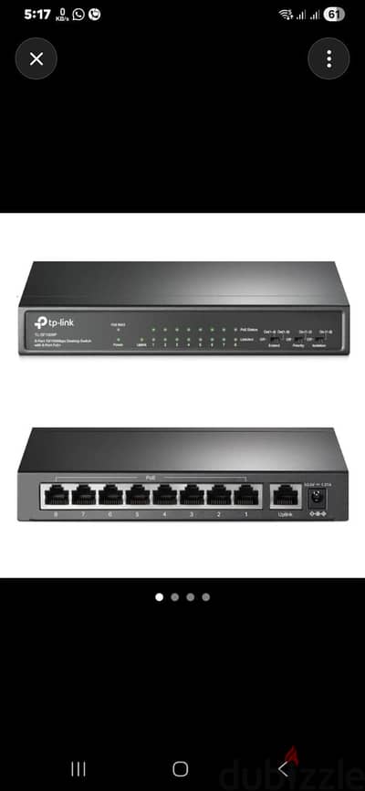 switch 9 ports ( Tb-link poe ) 10/100 65 watts