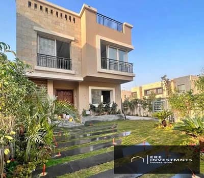 Middle Classic Townhouse (Resale) at the lowest price in the market in La Vista City, New Administrative Capital - Immediate Delivery, Open View