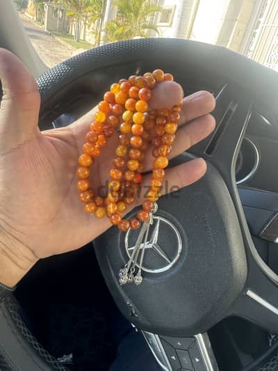 سبحه كهرمان طبيعى ٦٠ الف جنيه فقط