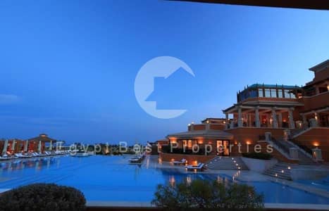 شاليه غرفتين للبيع مطل على اللاجون و بمقدم 5% فقط  في سوما باي
