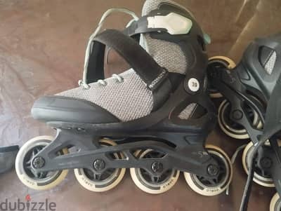 باتيناج مقاس 39 ماركة Oxelo skate استخدم مرة أو مرتين
