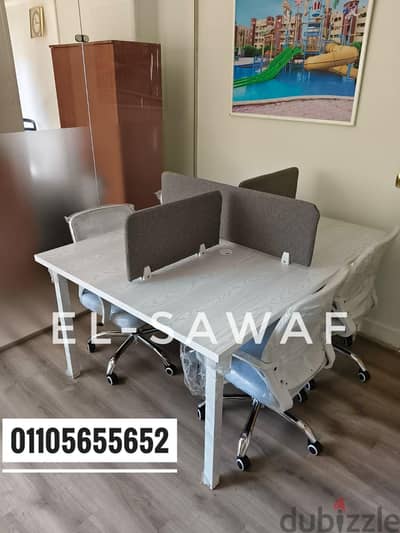 خلية عمل،مكاتب موظفين،ورك ستيشن،work station،خليه عمل خشبmdf،بارتيشن