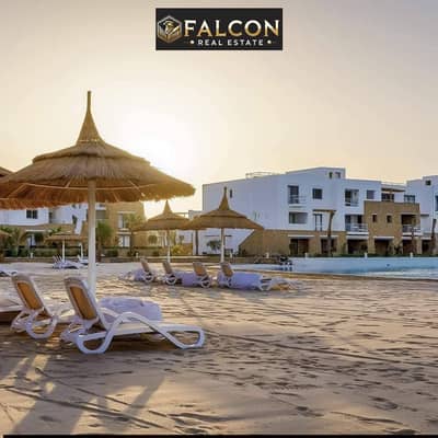 132 sqm Chalet with Lagoon View, VIP Finishing + (28% Discount) for Sale in Swan Lake Encore Village, Red Sea, near Makadi