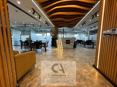 Office space for rent, 469 sqm, fully finished with air conditioning – Prime location on North 90th Street, Fifth Settlement