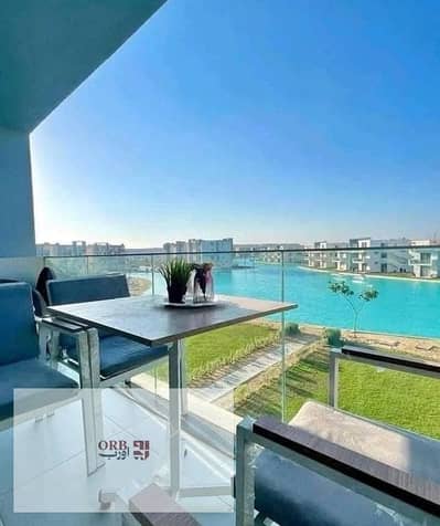 شاليه للبيع في ازها رأس الحكمة الساحل الشمالي Azha North Coast قريب من فوكا باي وطريق الضبعة 117م جاردن فيو و لاجون فيو متشطب بحري بالتقسيط حتى 2031