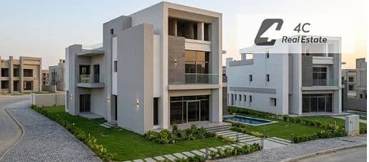 Villa standalone 650m with DP & installments prime location open view landscape in Saada Compound First Settlement New Cairo next to Swan Lake