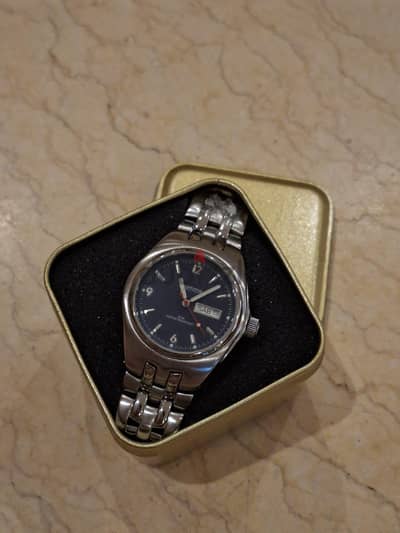 Homme Original Stainless Steel Watch – Black Dial