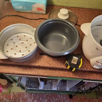 حلة طهي أرز وبخار (كينوود) كالجديدة