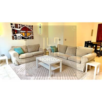 ستوديو بحديقه  مفروش للايجار فيلدج جيت بالم هيلز فيو مميز التجمع الخامس studio rent village gate