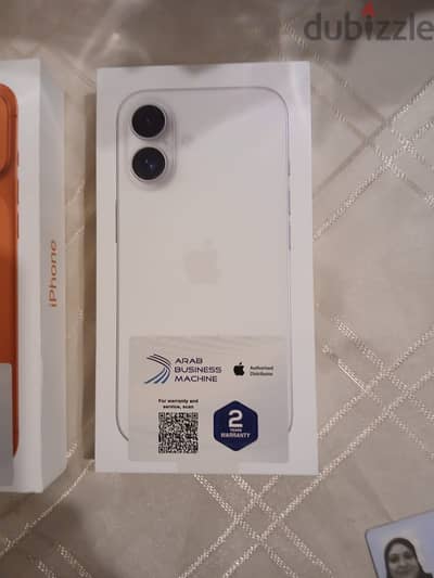 iPhone 16 ضمان سنتين متبرشم جديد لم يستخدم