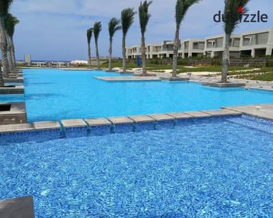 Delivery soon, Finished chalet with a garden in La Vista Ras El Hekma, next to Ceasar