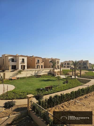 ستاند الون فيلا للبيع باقل مقدم في الماركت وموقع متميز جدا وافضل فيو في كمبوند سيتي جيت التجمع الخامس