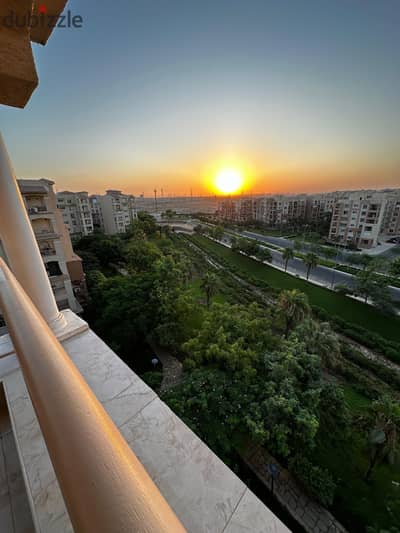 Apartment with an area of 211 square meters, distinctive for sale in Madinaty – B2 with an open view of the stream – sixth floor, southern side