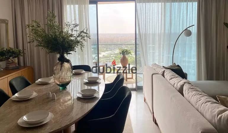 Apartment 171 sqm, 3 rooms, finished, with air conditioners, for sale in Zed West Compound , Sheikh Zayed