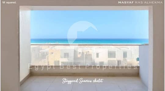 Ready to move in today Sea View Chalet 3 bedrooms for sale Over 7 Years - Fully finished in Masyaf Ras-ElHekma by M Squared