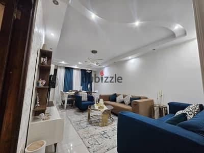Apartment in Al Rehab City  115 sq m for sale (cash)  Phase 4, 4th floor (elevator)  3 bedrooms, 2 bathrooms, kitchen, and reception area  The apartme