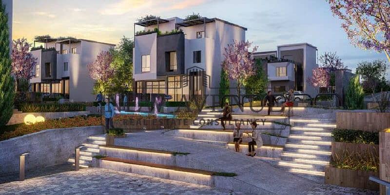 تاون هاوس فيلا نصف تشطيب في East shire إيست شاير التجمع الخامس استلام 2026 كمبوند فلل فقط تصميم عصري ومساحات خضراء وخدمات متكاملة باقساط