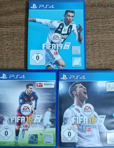 FIFA 16,18,19