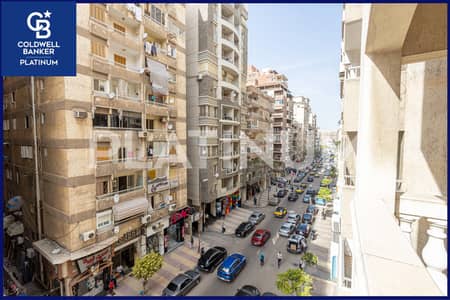 فيو مفتوح كامل العدادات شقة مرخصة للبيع 185م (ش مصطفي كامل , سموحة)