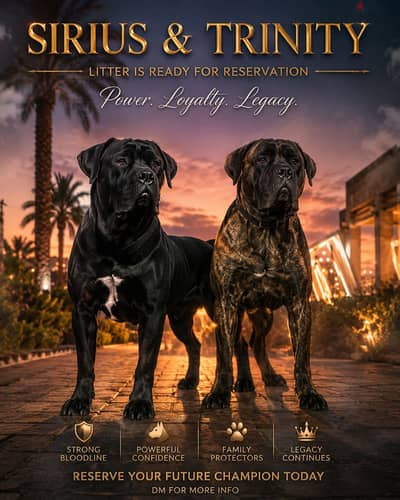 Canecorso puppies is ready for reservation