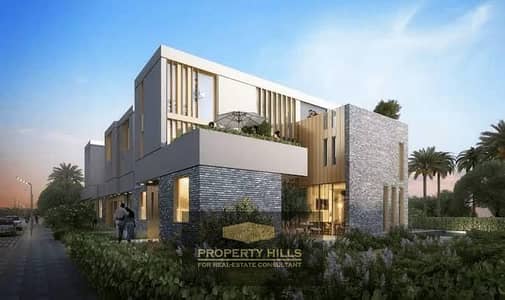 Townhouse at a great price with a direct view of the lagoon in at east Mostakbal City next to Madinaty