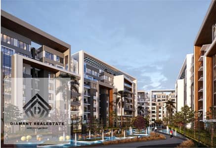 شقه 3غرف بفيو بانوراما علي لاجون مع بنك الاسكان والتعمير بالتقسيط علي 10سنين وبخصم 15% بجوار اكبر منطقه خدمات بالR8