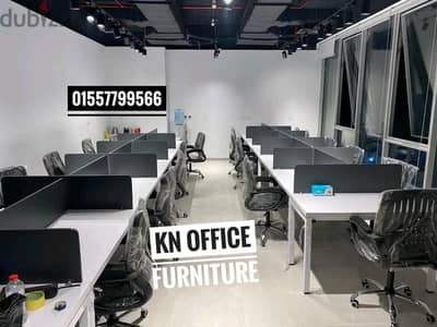 خلية عمل  - وورك استيشن work station - Partition خشب mdf إسباني مستورد