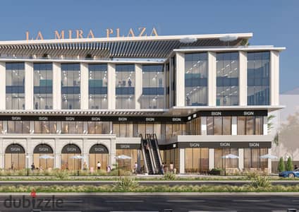 Clinic for sale 48 meters, fully finished, facing in the heart of 6 October on a street in front of Esquire One walkway and Al-Othaim Markets