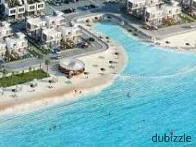 Chalet finished with a direct view of Crystal Lagoon in Sidi Abdel Rahman and near Marassi and the Alamein road