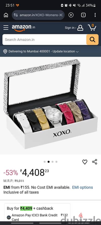 xoxo set watch