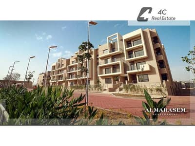 شقة فاخرة للبيع في  كمبوند مراسم فيفث سكوير- Fifth Square القاهرة الجديدة فيو لاندسكيب استلام فوري وتشطيب كامل بالتكييفات