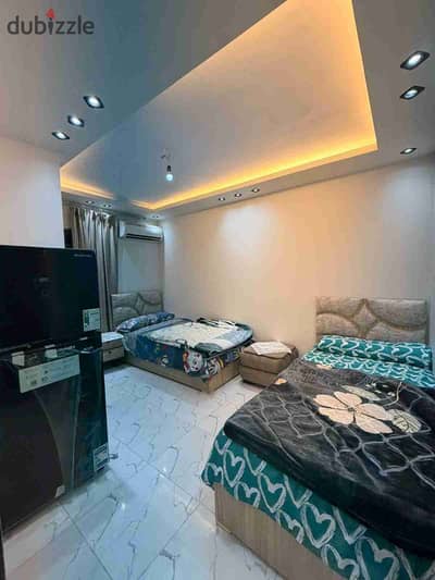 Apartment for rent - the first residence in the first neighborhood for a distinctive opportunity for upscale living in a strategic location in the sixth vicinity. The apartment is completely new and has not been inhabited before. Apartment information: Division: two rooms + hall + bathroom + kitchen. Condition: super lux finishing (first residence). Location: first neighborhood - vicinity.