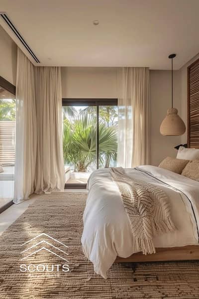 beachfront 3bedroom chalet for sale at the old price first row on the lagoon in Marina 8 North Coast next to Porto Alamein Tower and the Latin Quarter