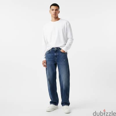 DIESEL Wide Leg Jeans