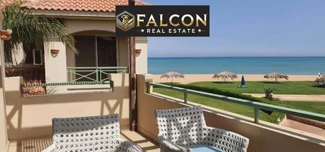 علي البحر مباشرة Sea View شاليه للبيع استلام فوري تشطيب كامل لافيستا جاردنز العين السخنة La Vista Gardens Ain Sokhna