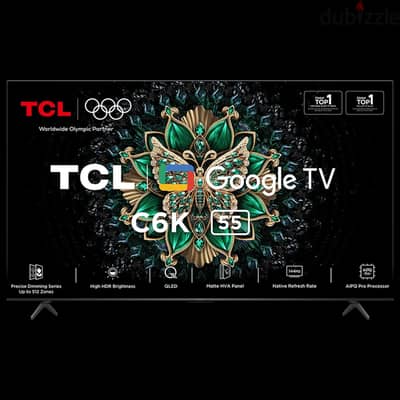 شاشة TCL C6K 55بوصة كسر زيرو