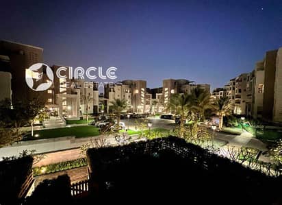 شقة أرضي ١٣٩م مفروشة بالكامل بحديقة خاصة ١٠٠م للإيجار في كايرو فيستيفال سيتي CFC التجمع الخامس القاهرة الجديدة New Cairo