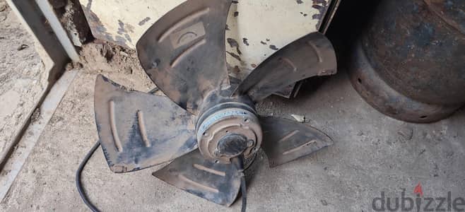 مروحة أكسيال (Axial) ماركة دنلي الأصلية بموتور خارجي 3 فاز.