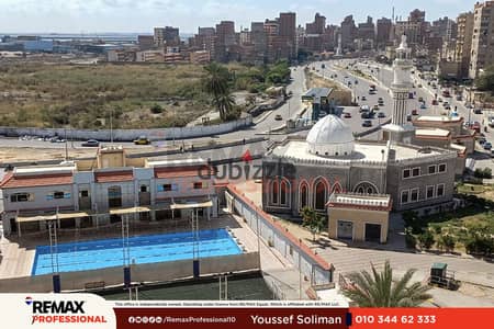 فيو مفتوح على الشارع شقة للبيع 110 م محرم بك