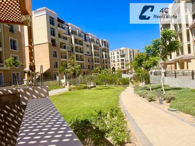 شقة للبيع بفيو رائع فى لوكيشن مميز في كمبوند  سراي  - SARAI S2 باقل سعر فى السوق   3 غرف ماستربحري القاهرة الجديدة