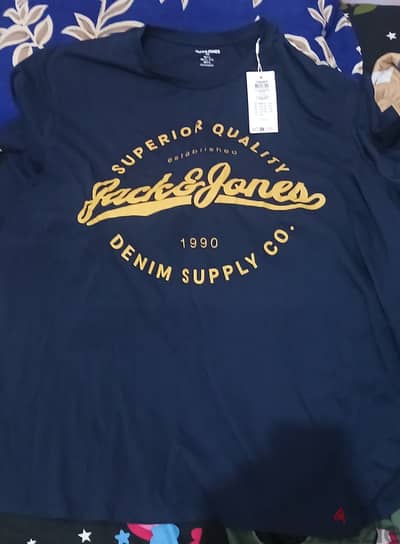 تيشيرت Jack & Jones أصلي جديد بالتيكت - مقاس 6XL / 8XL