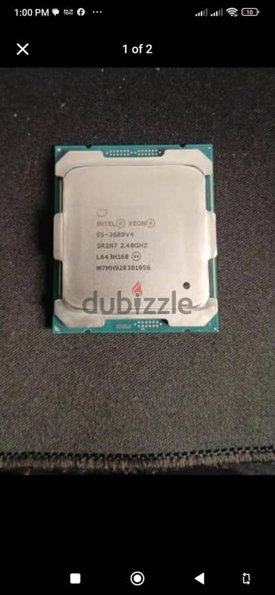 اخر قطعتين. ببروسيسور Xeon E5 2680 V4. الاتنين ب 3500. الواحد ب 2000