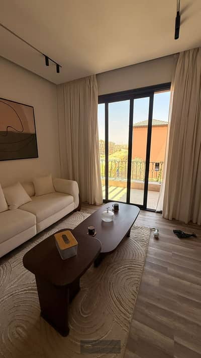تاون هاوس ميدل للبيع داخل كمبوند Village Villa Dorra – الشيخ زايد• فيو مفتوح على اللاندسكيب