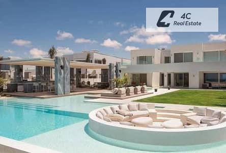 لسرعه البيع  شاليه ريسيل Hacienda West Palm Hills Sea View بتقسيمه مميزة جاهز للمعاينه بمقدم و تكمله اقساط بدون اي فوايد