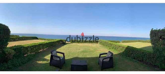 Luxury villa for sale at the Taal Al-Sukhna, first row on the sea