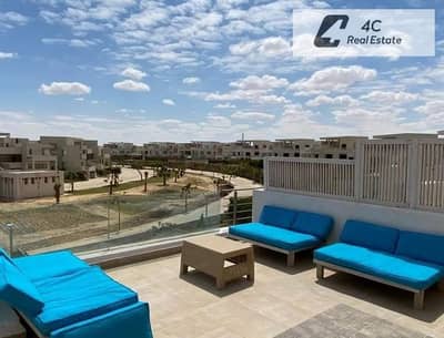 Lower than the company price  Pine Chalet Roof  Resale  Immediate  175m Hacienda West  Palm Hills  North Coast Open View Ready for viewing