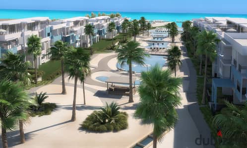 Chalet with Garden Fully Finished with Sea View for sale with installments in Fouka Bay, Tatweer Ras El Hekma, North Coast