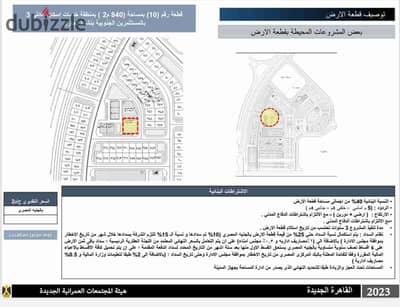 ارض للبيع 840m التجمع الخامس نشاط طبي