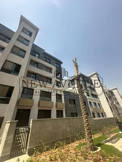 Delivered smart home finishing Middle Duplex North Oriented with roof and two parking slots for sale in Trio gardens New Cairo developed by M squared